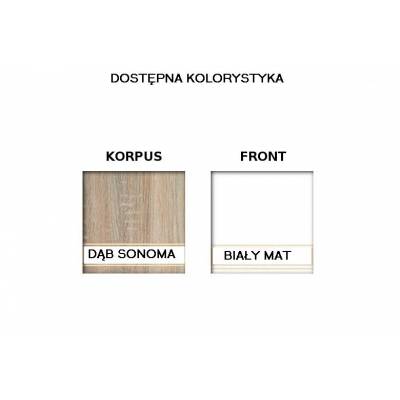 Komoda Donatan 3D/1S - Kolorystyka