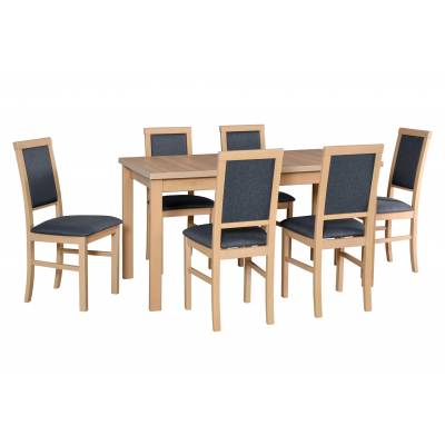 Zestaw stół Max 5 + krzesło Nilo 3 - 6 SZT.