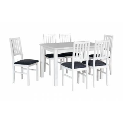 Zestaw stół Max 5 + krzesło Nilo 7 - 6 SZT.