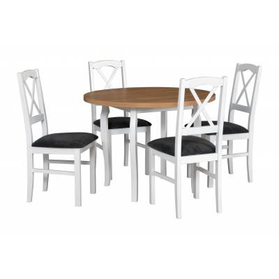 Zestaw stół Poli 3 + krzesło NILO 11 - 4 SZT.