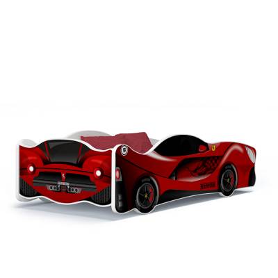 Łóżko samochód czerwony Kier 160 - wzór 21