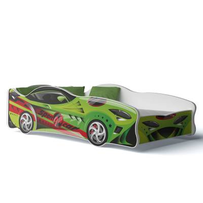 Łóżko samochód zielony Kier 160 - wzór 15