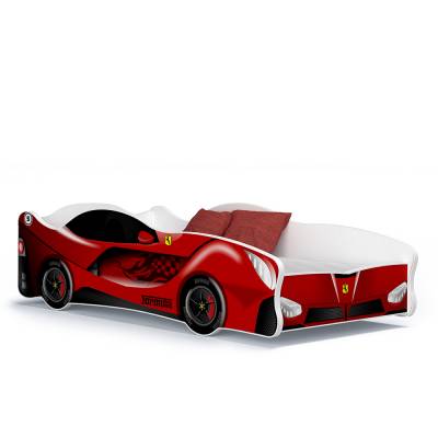 Łóżko samochód czerwony Kier 160 - wzór 21